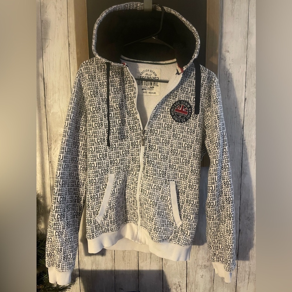 Lee Cooper British Designer Hoodie Size Medium